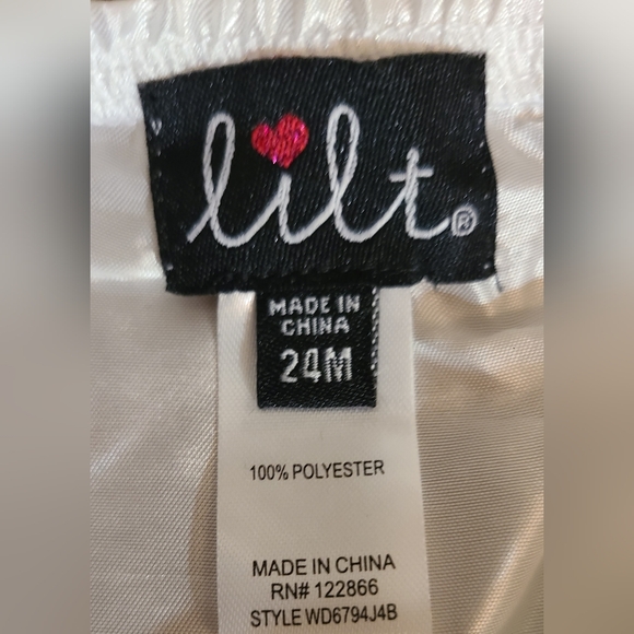 NWT Lilt size 24M black/ivory dress - Picture 9 of 11